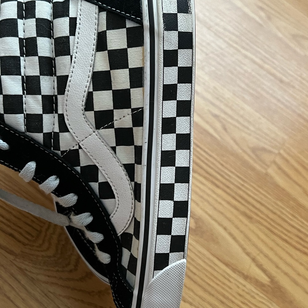checkered vans sk8 hi - Picture 6 of 8